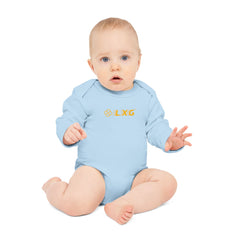 LXG Logo Baby Bodysuit | Long Sleeve Organic Cotton